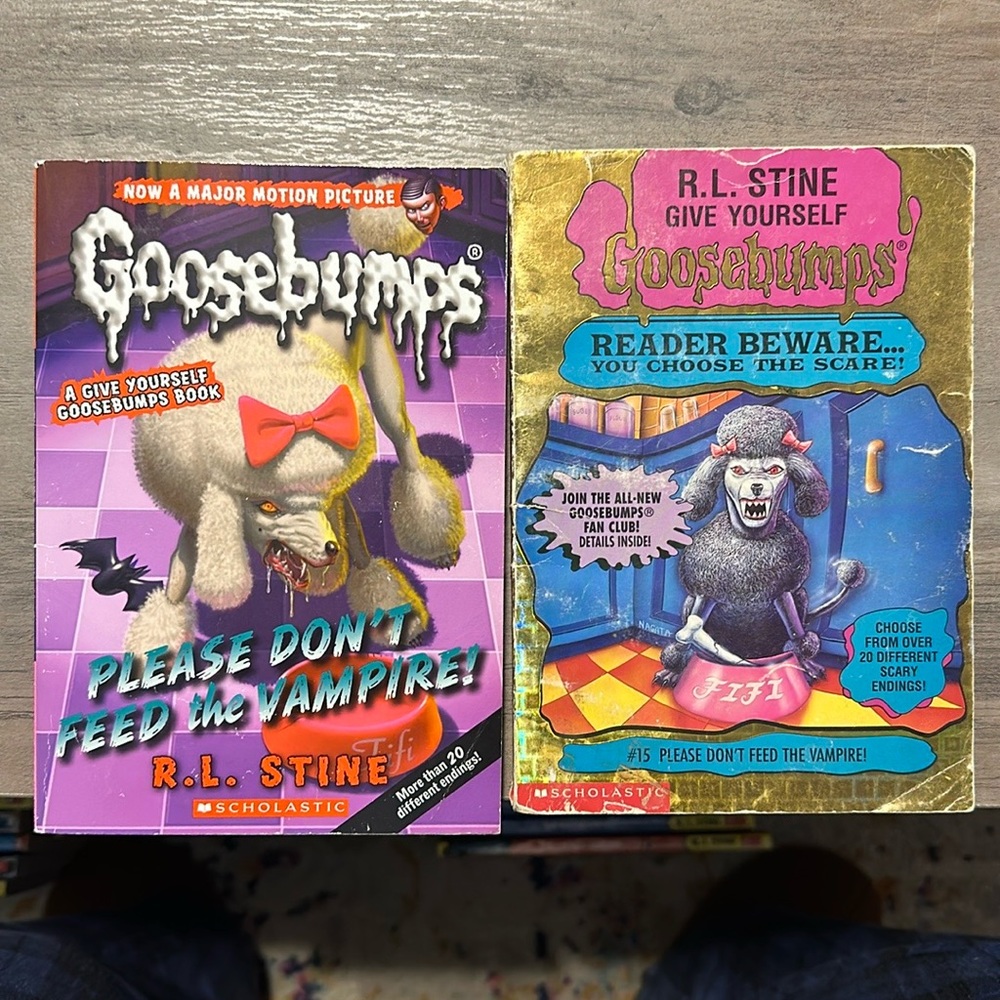 Give Yourself Goosebumps - #15 - PLEASE DON’T FEED THE VAMPIRE - FIRST ORIGINAL